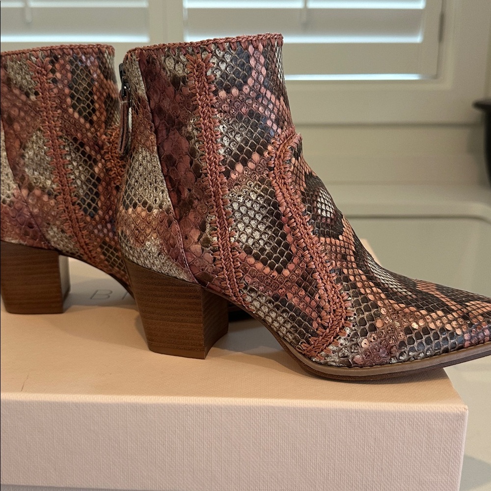 Alexandre Birman Benta Python Bootie - Picture 8 of 12
